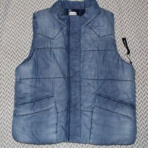 Chambray Denim Tencel Vest